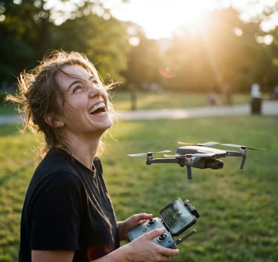 Drone doble cámara 4K